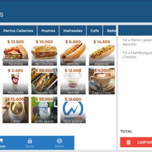 Interfaz de Ventas masterPOS